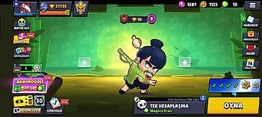 Brawl Stars oyunu üçün yüksək səviyyəli hesab - Kupa: 37 195 - Toplam — 2