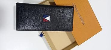 qara cantalar: Lous Vuitton dəri,kişi cüzdan. Hədiyyəlik,gündəlik istifadə üçün — 4