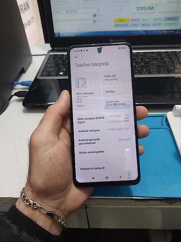 telefon kabrosu: Poco X3 NFC, 128 GB, rəng - Boz, Sensor — 2