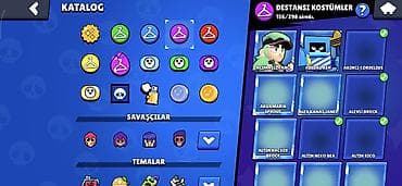 Məhsul: Brawl Stars oyun hesabı Xüsusiyyətlər: - Kupa yolu: 98,499 — 5