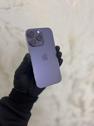 16 pro satış: IPhone 14 Pro, 256 GB, Deep Purple, Zəmanət, Simsiz şarj, Face ID — 1