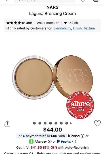 Bronzer, Nars