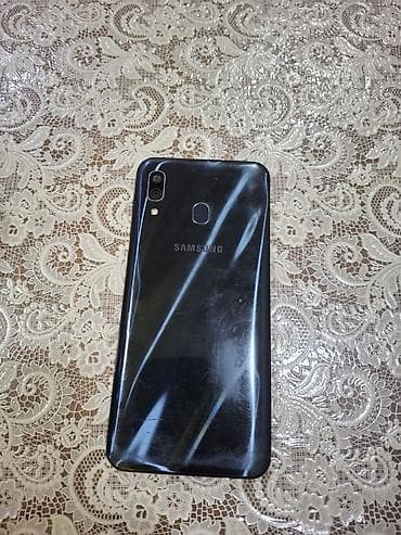 philips xenium 9@9d: Samsung Galaxy A20, 32 GB, rəng - Göy, Barmaq izi — 3