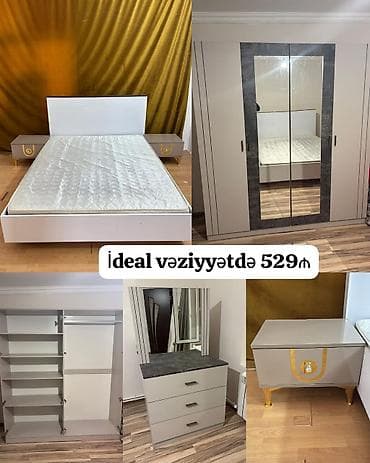 tryumo: İkinəfərlik çarpayı, Dolab, Termo, 2 tumba, İşlənmiş — 1