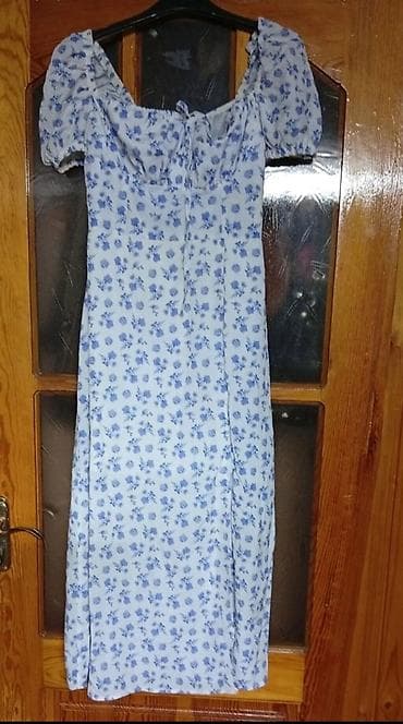 kostyum: Qadın geyimləri dəsti – müxtəlif stillərdə paltarlar - Çiçək naxışlı — 5