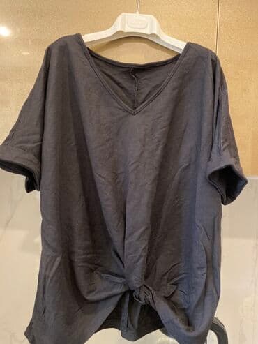 женские футболки и майки в полоску: Qadın geyimləri 3 azn her biri 1) Açıq boz rəngli qısaqol bluz: - — 7