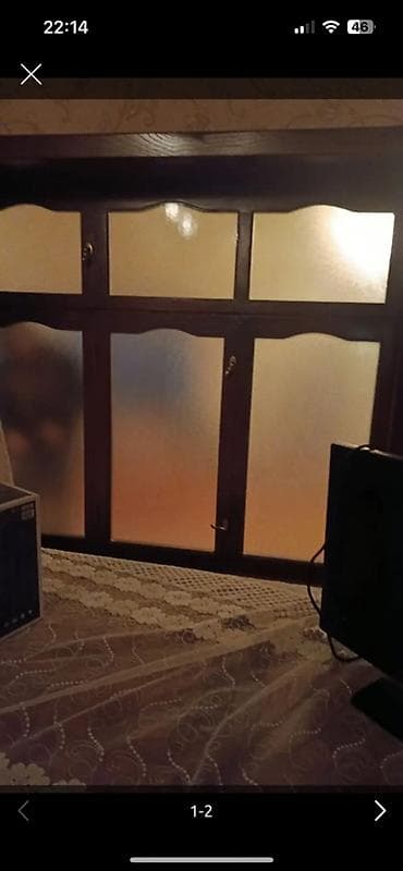 pencere setka: Taxta çərçivəli pəncərə dəsti - Material: təbii taxta çərçivə, tünd — 2