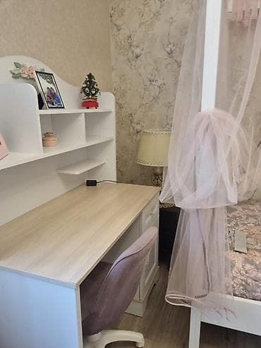 qardaslar mebel: Qız üçün, İşlənmiş, Təknəfərlik çarpayı, Dolab, Yazı masası — 3