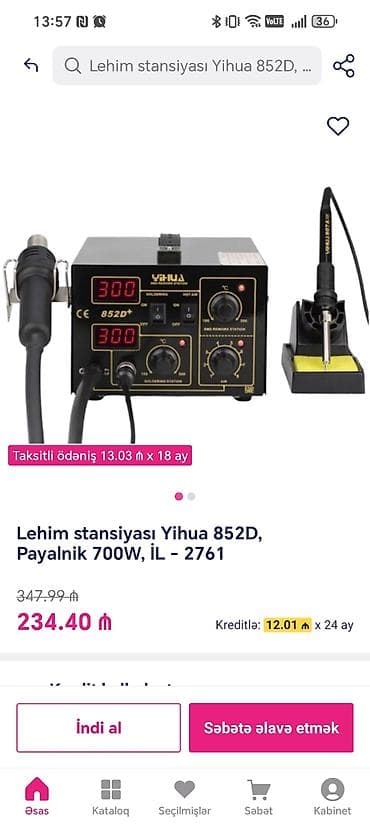 Kreditə götürmüşəm 234 manata endirimə düşüb. Təcili 170 manata