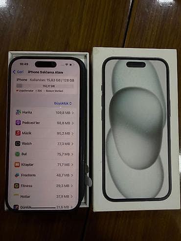 hp 15: IPhone 15, 128 GB — 4