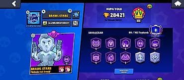 explore smart samokatlar: Brawl Stars hesabı - Kupa: 28 421 (ən yüksək 28 423), Kral rütbə III — 2