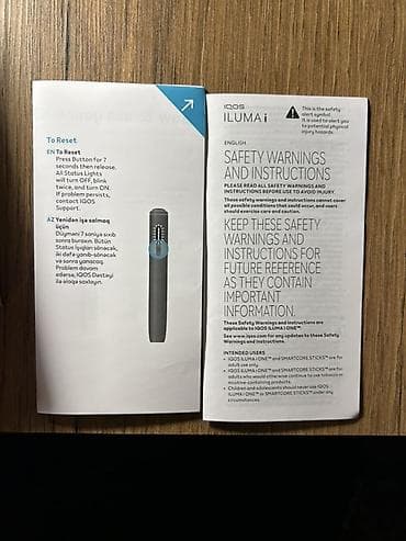 iqos terea: Salam,4 gün əvvəl alınıb (alacaq olan şəxsə çeki təqdim edə — 7