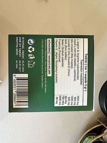 tiger 12000 puff: HORMOZITOL – №60 şaşe (toz) Hormozitol (qida alavasi) 163 azna — 2