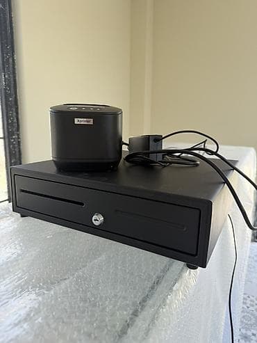 termal printer: POS avadanlığı dəsti – termal qəbz printeri və kassadəftər (pul — 1