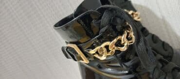 qadın bot: Derimod, Ölçü: 38, rəng - Qara, İşlənmiş — 2