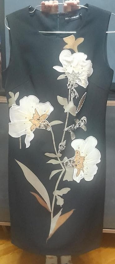 razrezli don: Ziyafət donu, Midi, Dolce & Gabbana, M, L — 4