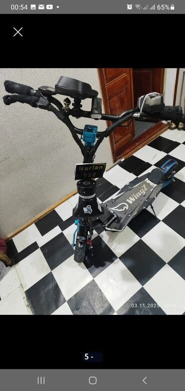 samokat arenda: Elektrik skuteri – Wingz Xüsusiyyətlər: - Güclü ön/alt LED işıqlar və — 1