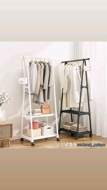 вешалки напольные в ташкенте: Yeni model paltar asilqanlari geldi. 2 rengi movcurur ag ve qara — 1