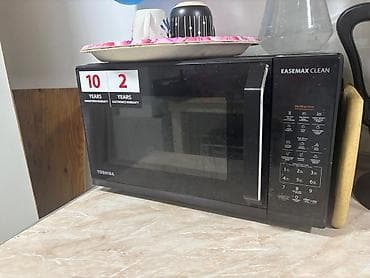 Mikrodalğalı soba Toshiba, Ayrıca dayanan, Mikrodalğalar ilə, rəng - Qara