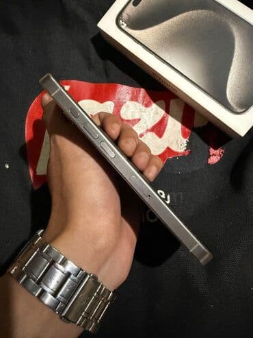 telefon alıram ucuz: IPhone 15 Pro, 256 GB, Gümüşü, Face ID — 6