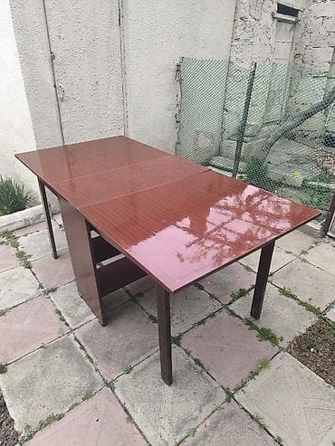 Qonaq masası, İşlənmiş, Qatlanan, DSP, Dördbucaq masa