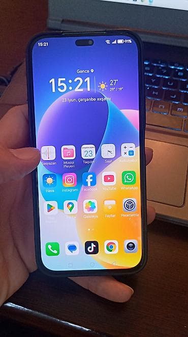 processor core i7: Honor X8b, 128 GB, rəng - Yaşıl, Barmaq izi, İki sim kartlı, Face ID — 2