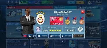 Maskalar, eynəklər: Dream League Soccer (DLS) hesabı – elit komanda və zəngin kubok — 3