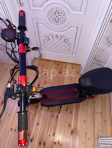 Güclü elektrikli skuter - İki parlaq ön fənər və arxa stop işığı – — 9