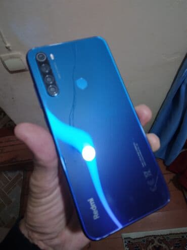 resmi not 8: Redmi Note 8, 64 GB, rəng - Göy, Barmaq izi — 1