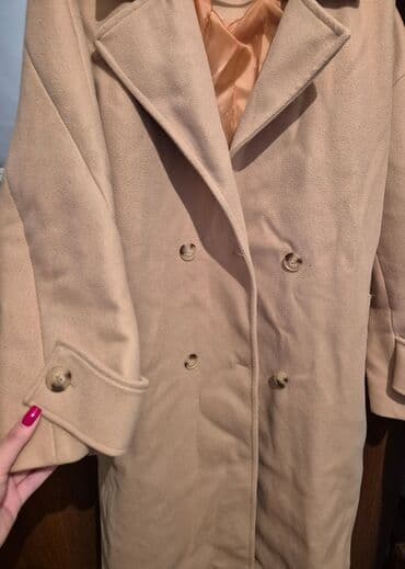 qadınlar üçün iri toxunma papaq: Palto, One size, rəng - Bej — 1