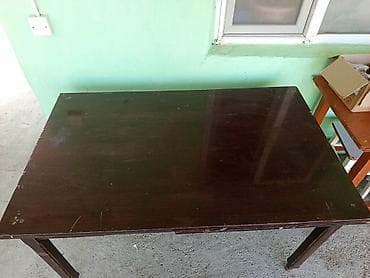 qedimi stullar: Klassik masa, Açılmayan, Taxta, Dördbucaq masa — 1