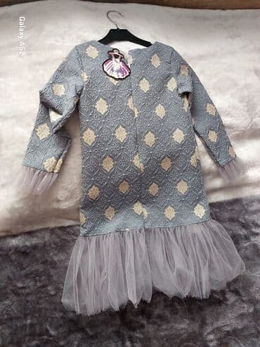 детское хлопковое платье: Don yenidir, 6 -7 yas ucundur,36 manata alinib, 25 manata satilir — 2