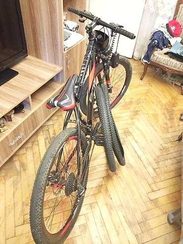 velo: Bmx markalı 26-lıq velosiped qırmızı-qara qarışığ rəng üstündə danq — 5