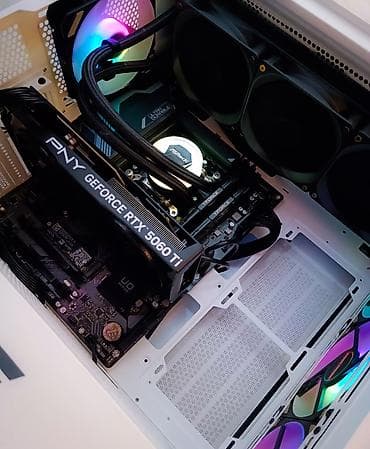 Masaüstü kompüterlər və komponentlər: Intel Core i5-14600K GIgabyte Z790 UD AC WIFI DDR5 PNY GeForce RTX — 7