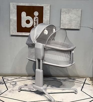 matraslar: Elektron beşik – bi baby - Rəng: boz - Elektron idarəetmə paneli — 1