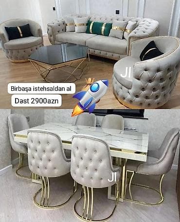 mətbəx divan: Masa və divan dəsti — 1