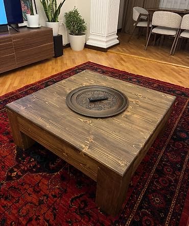 Jurnal masası, İşlənmiş, Kvadrat masa lalafo.az -da Jurnal masası, İşlənmiş, Kvadrat masa