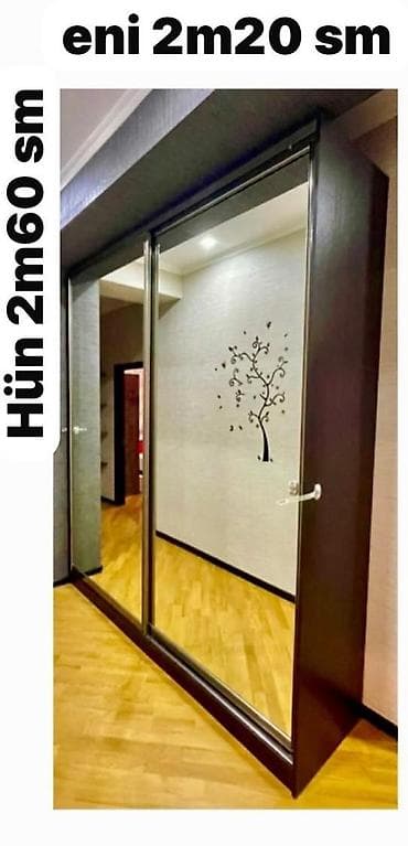 ✔️170 azn - Həzi Aslanov Dəhliz dolabı. Problemi yoxdur. Ölçü 260×220