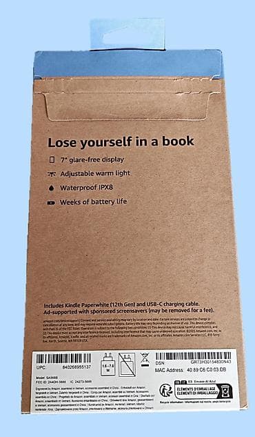 elektron kilid: Amazon Kindle Paperwhite (Gen 12) – 16 GB, “Jade” rəng Xüsusiyyətlər — 2