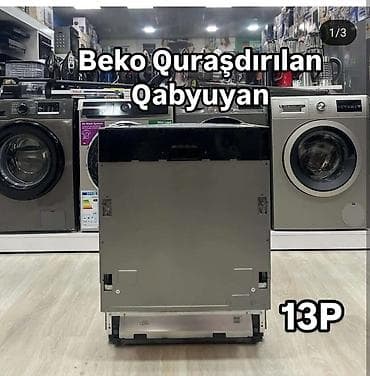 TV və video: Qabyuyan maşın Beko, Tam qabaritli (60 sm.), Quraşdırılan — 3
