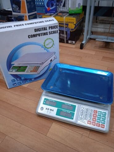 çəki: Elektron terezi 40kg marketlerde sexlerde obyektlerde meyve — 1