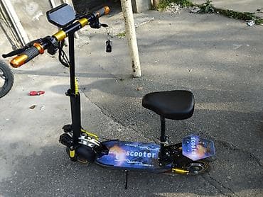 elektrik scooter: Elektrik skuter – oturacaqlı, kompakt və şəhər daxili hərəkət üçün — 1