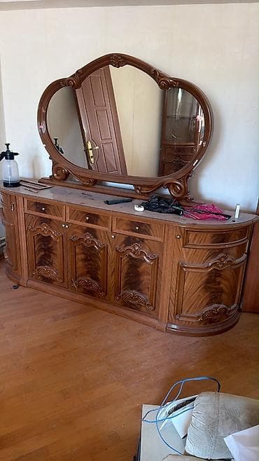 qapi taxda: Mebel və qapı dəsti - Material: ağac teksturalı MDF/laminat örtüklü — 7