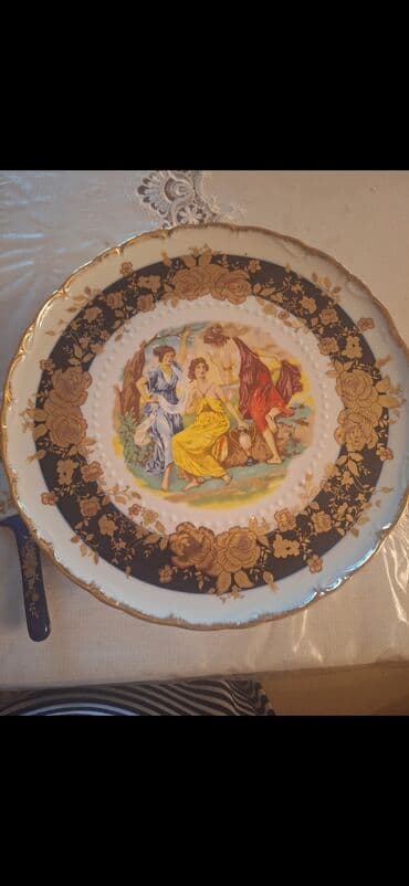 original cobalt: Boşqablar, 2 ədədli dəst, Farfor, Çexiya — 1