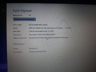 sistem buloku: Tecili satilirrr HP Pavilion G7 seriyası noutbuk Xüsusiyyətlər: - — 5