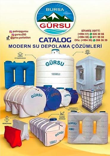 çen: Bak, Plastik, 10000 l l, Yeni, Pulsuz çatdırılma — 1