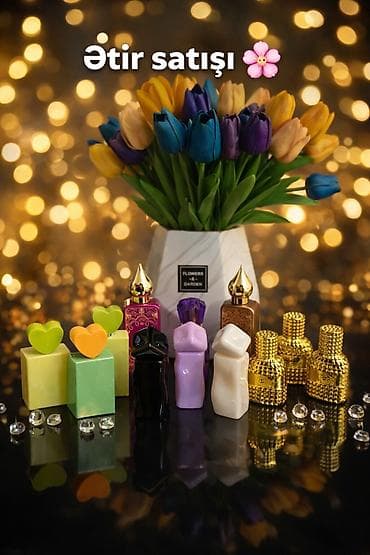 Ətir satışı - Şərq və Avropa üslubunda müxtəlif ətir seçimləri -