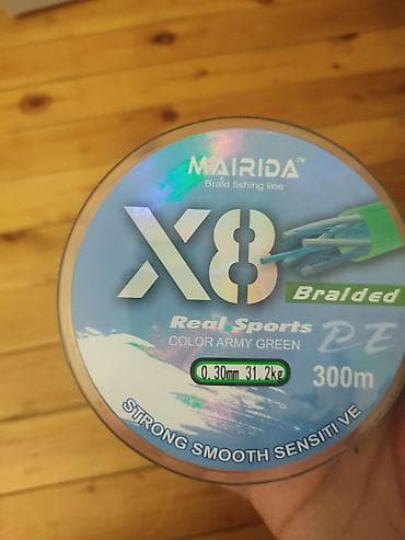 Mairida X8 Braided Fishing Line – Real Sports - Növ: 8 lifli hörmə