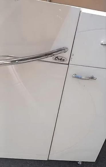 ucuz kasa: Ağ rəngli vanna otağı mebel dəsti - Material: MDF/laminat əsaslı — 1