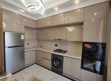 Sifarişlə mətbəx dəsti, Özü çəkən petlələr, MDF, Kredit yoxdur, Pulsuz çatdırılma — 8